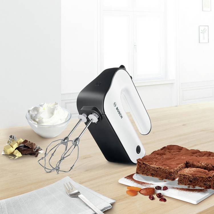 Bosch MFQ4020GB Styline Hand Mixer - Black and White